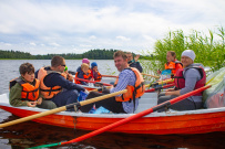 Водное ассорти с детьми: на лодках, байдарках, сапах