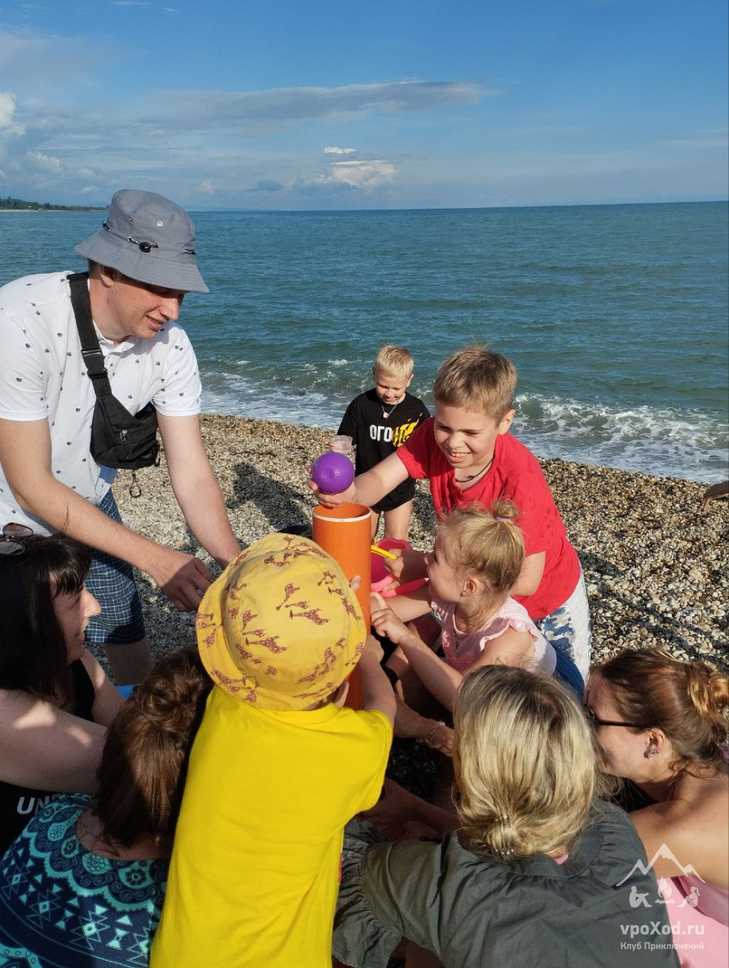 Семейный лагерь на море в Абхазии