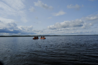 Поход на байдарках по Московскому морю