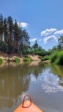 Сплав по реке Киржач на байдарках с баней на берегу
