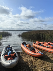 Поход на байдарках по Московскому морю