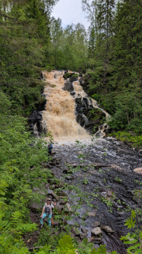 Водопады Ладожской Карелии