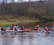 Однодневный зимний поход на байдарках по реке Истра