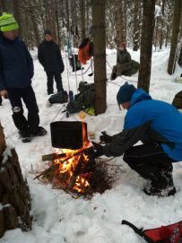 Лыжный поход через Мещёру с ночевкой в тёплом доме