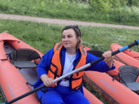 Вечерний сплав по реке Яуза