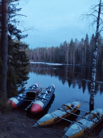 Сплав по реке Шуя на майские