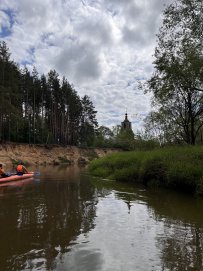 Сплав по реке Киржач на байдарках с баней на берегу