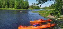 Сплав по реке Суна на байдарках