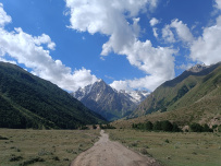 Горный лагерь в Чегемском ущелье (Кабардино-Балкария)