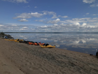 Колвица на морских каяках (байдарках). Путешествие на землю Саамов