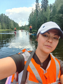 Сплав по реке Оредеж на сапах с детьми и пикник у воды