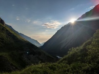 Горный лагерь в Безенги
