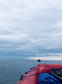 Поход по Карельскому берегу Белого моря на моторном катамаране (лодке)