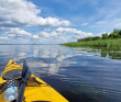Поход на морских одноместных каяках по Московскому морю