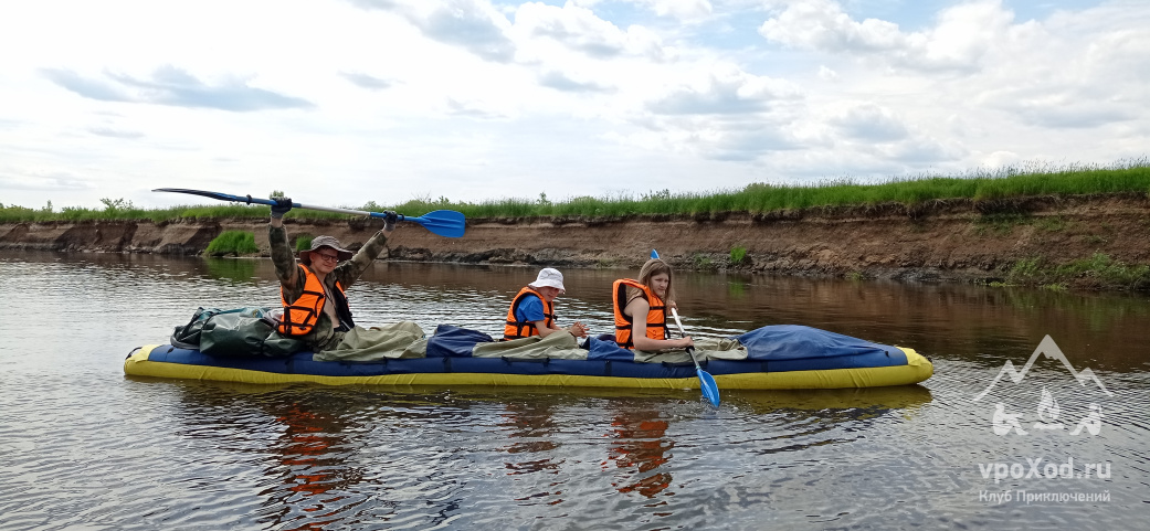 Поход на байдарках по реке Клязьма с квестом и баней