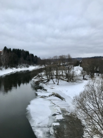 На снегоступах к Моревскому карьеру