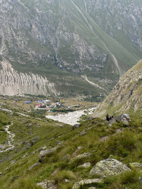 Горный лагерь в Безенги