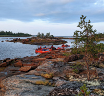 Сплав по реке Воньга и Белое Море на байдарках