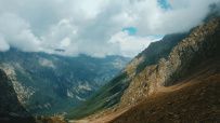 Горный лагерь в Цейском ущелье (Северная Осетия)