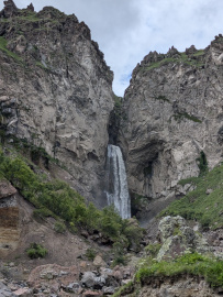 Горный лагерь на царском курорте (Джилы-су север Приэльбрусья)