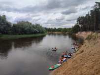 Сплав на сапборде по реке Клязьма (один день)