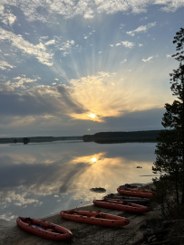 Сплав по реке Суна на байдарках