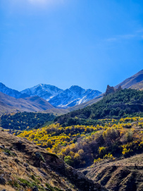 Горный лагерь в Чегемском ущелье (Кабардино-Балкария)