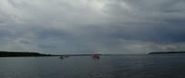Поход на байдарках по Московскому морю