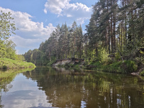 Сплав по реке Киржач на байдарках с баней на берегу