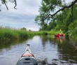 Истринское водохранилище на одноместных морских каяках