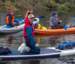 Однодневный зимний поход на байдарках по реке Истра