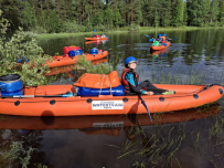 Сплав по реке Суна на байдарках