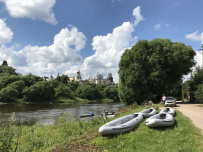 Поход на байдарках по реке Тверца с посещением города Торжок и автосопровождением