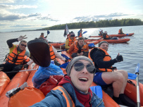 Поход на байдарках по Московскому морю