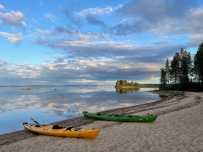 Колвица на морских каяках (байдарках). Путешествие на землю Саамов