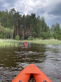 Поход на байдарках по Московскому морю