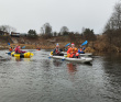 Однодневный зимний поход на байдарках по реке Истра