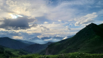 Горный лагерь в Чегемском ущелье (Кабардино-Балкария)