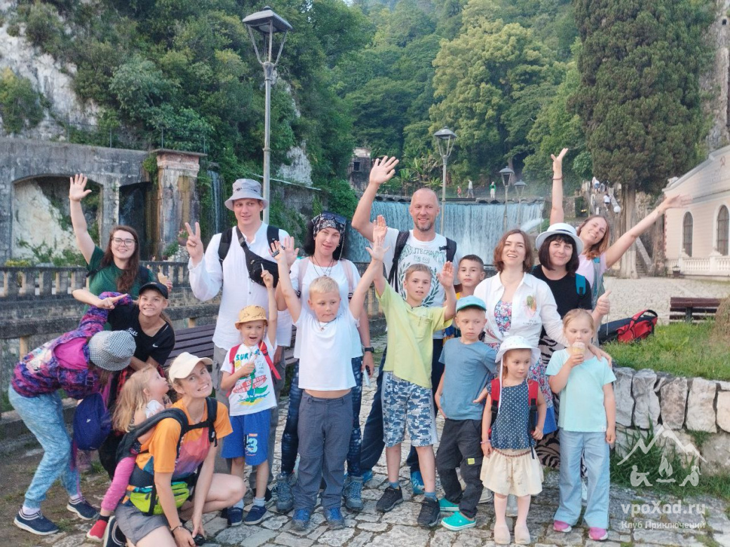 Семейный лагерь на море в Абхазии