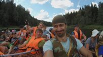 Сплав на байдарках по Москве-реке от Можайска до Рузы (с баней на берегу)