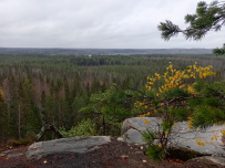 Рысья гора (ночёвка в доме с баней)
