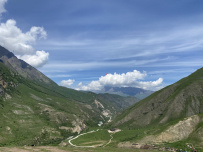 Горный лагерь в Чегемском ущелье (Кабардино-Балкария)