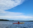 Истринское водохранилище на одноместных морских каяках