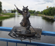 Вдоль Мсты через подвесные мосты