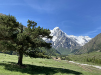 Горный лагерь в Чегемском ущелье (Кабардино-Балкария)