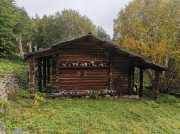 Горный лагерь в Цейском ущелье (Северная Осетия)