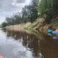 Сплав с баней по реке Клязьма