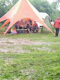Семейный поход на сапах по реке Клязьма с ночевкой в палатках и автосопровождением