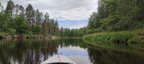 Сплав на байдарках по реке Пра с баней на берегу