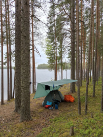 Сплав по реке Суна на байдарках